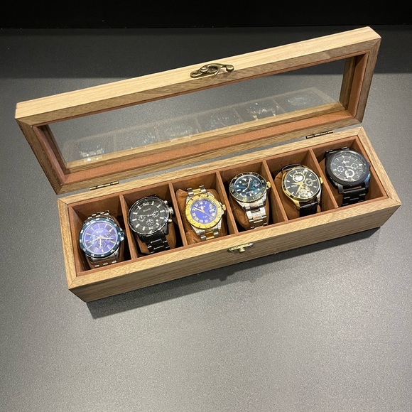 Wood watch box brand new - Picture 3 of 3